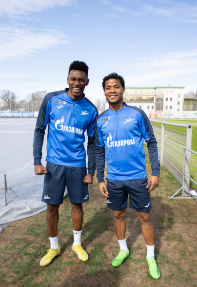 Открытая тренировка «Зенита» перед матчем с «Динамо»