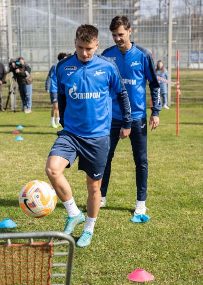 Открытая тренировка «Зенита» перед матчем с «Динамо»