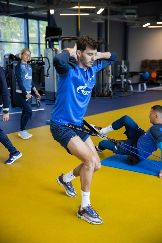 Тренировка «Зенита» перед матчем с «Оренбургом»