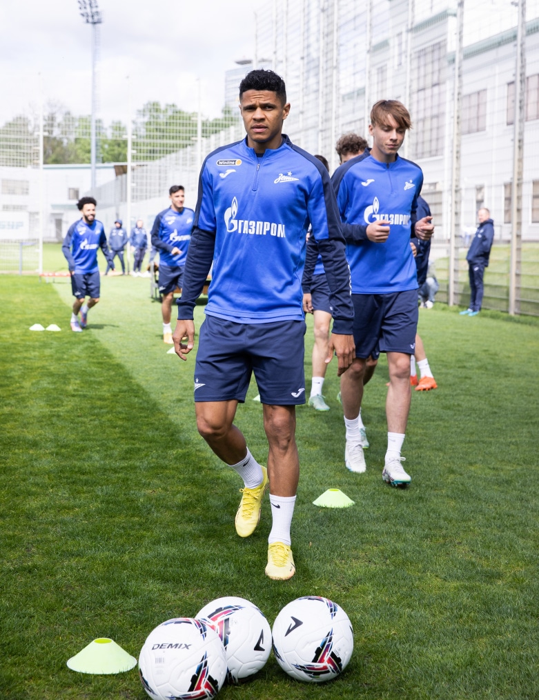Тренировка «Зенита» перед матчем с «Оренбургом»