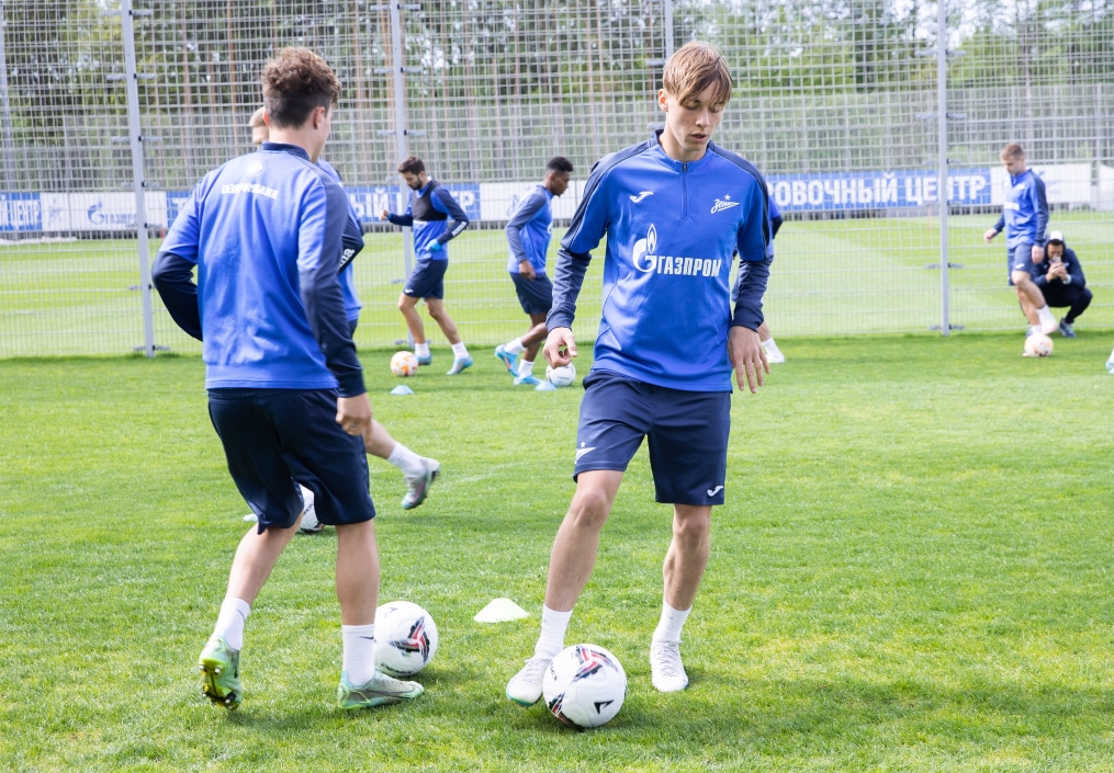 Тренировка «Зенита» перед матчем с «Оренбургом»