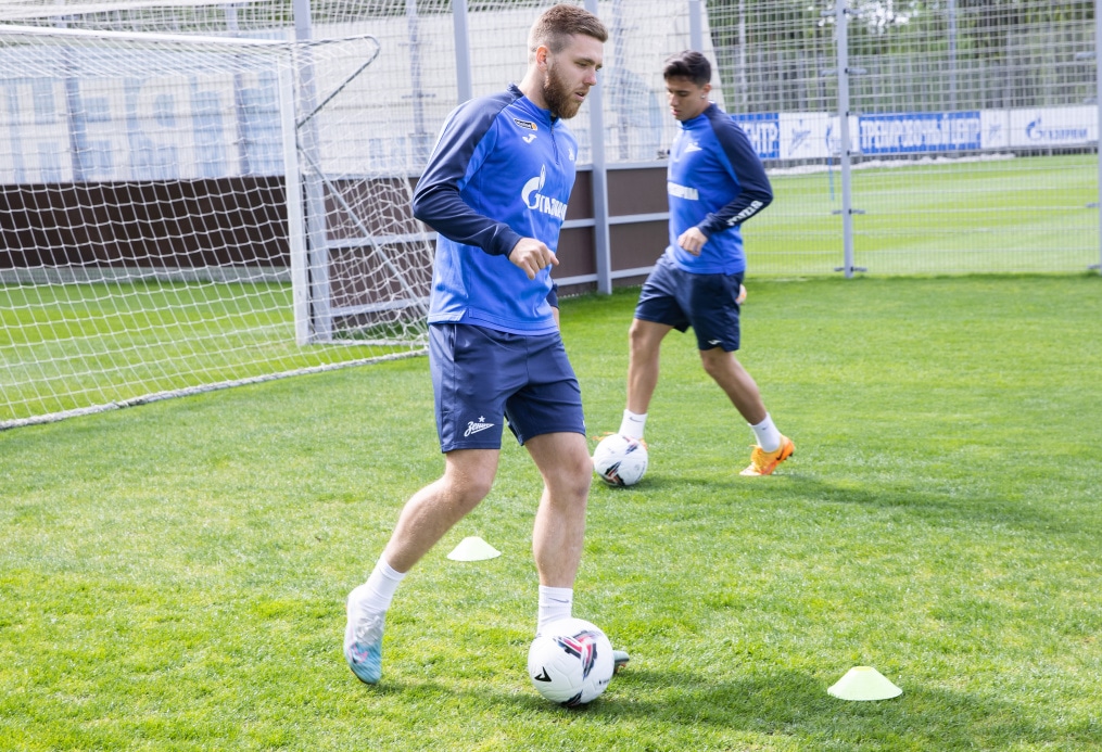 Тренировка «Зенита» перед матчем с «Оренбургом»