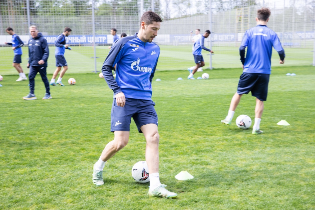 Тренировка «Зенита» перед матчем с «Оренбургом»