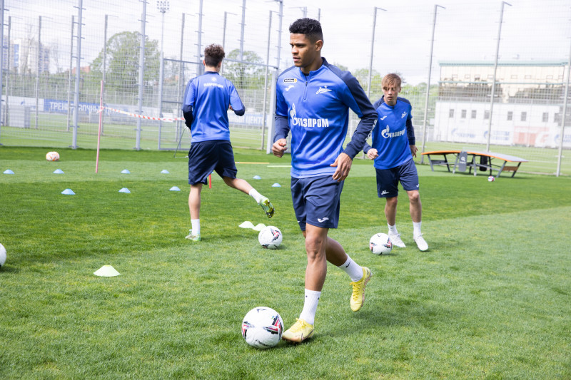 Тренировка «Зенита» перед матчем с «Оренбургом»