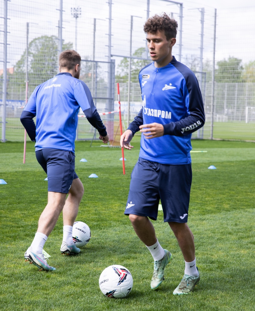 Тренировка «Зенита» перед матчем с «Оренбургом»
