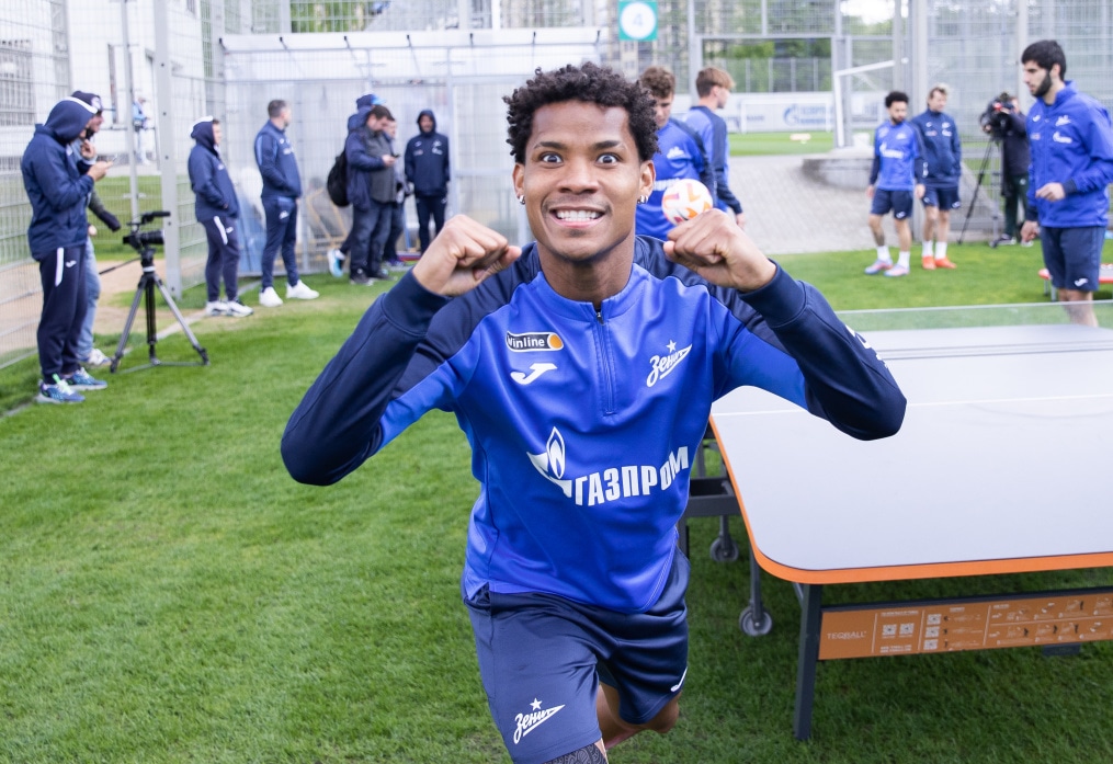 Тренировка «Зенита» перед матчем с «Оренбургом»