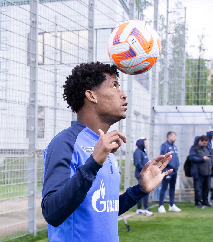 Тренировка «Зенита» перед матчем с «Оренбургом»