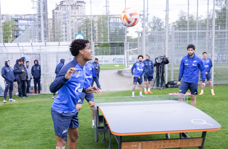 Тренировка «Зенита» перед матчем с «Оренбургом»