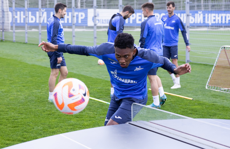 Тренировка «Зенита» перед матчем с «Оренбургом»