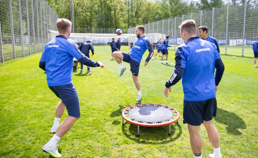 Тренировка «Зенита» перед матчем с «Оренбургом»