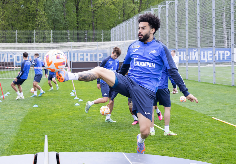 Тренировка «Зенита» перед матчем с «Оренбургом»