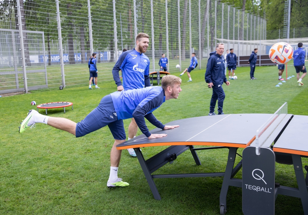 Тренировка «Зенита» перед матчем с «Оренбургом»