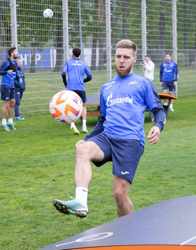 Тренировка «Зенита» перед матчем с «Оренбургом»
