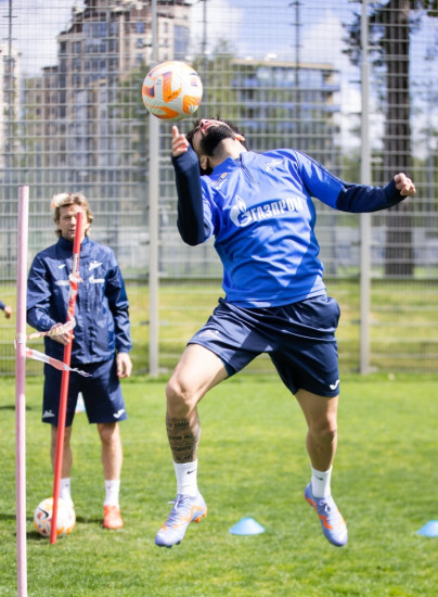 Тренировка «Зенита» перед матчем с «Оренбургом»