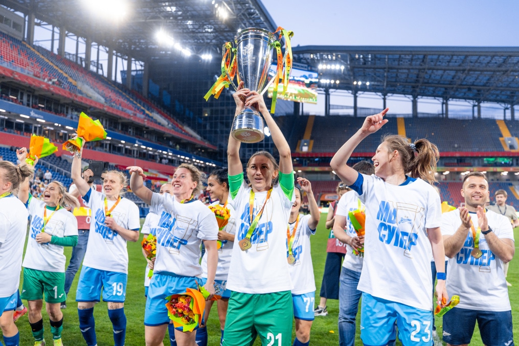 Церемония награждения победителей Winline Суперкубка России