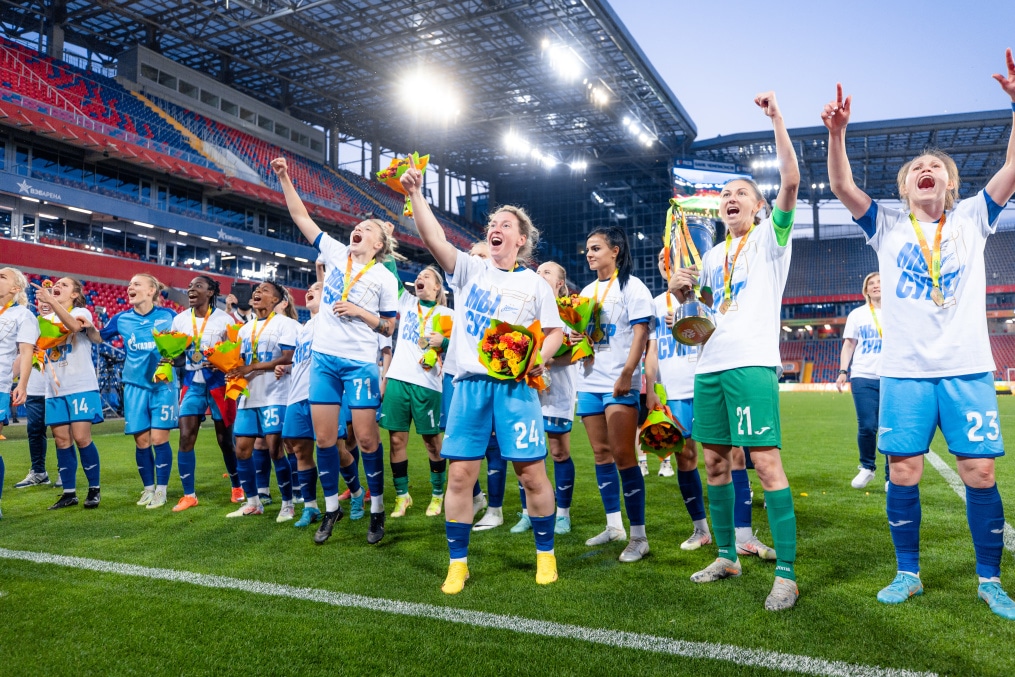 Церемония награждения победителей Winline Суперкубка России