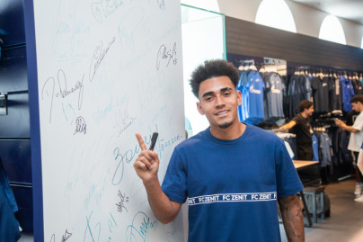 Презентация Ду Кейроса во флагманском магазине ФК «Зенит»