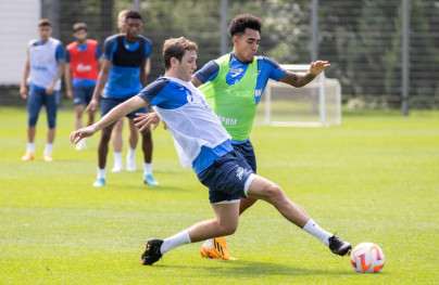 Первая тренировка Марио Фернандеса с «Зенитом»