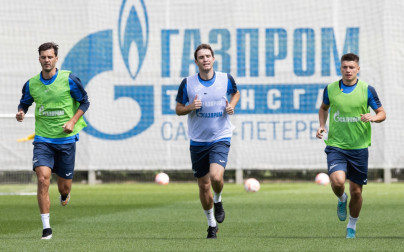 Первая тренировка Марио Фернандеса с «Зенитом»