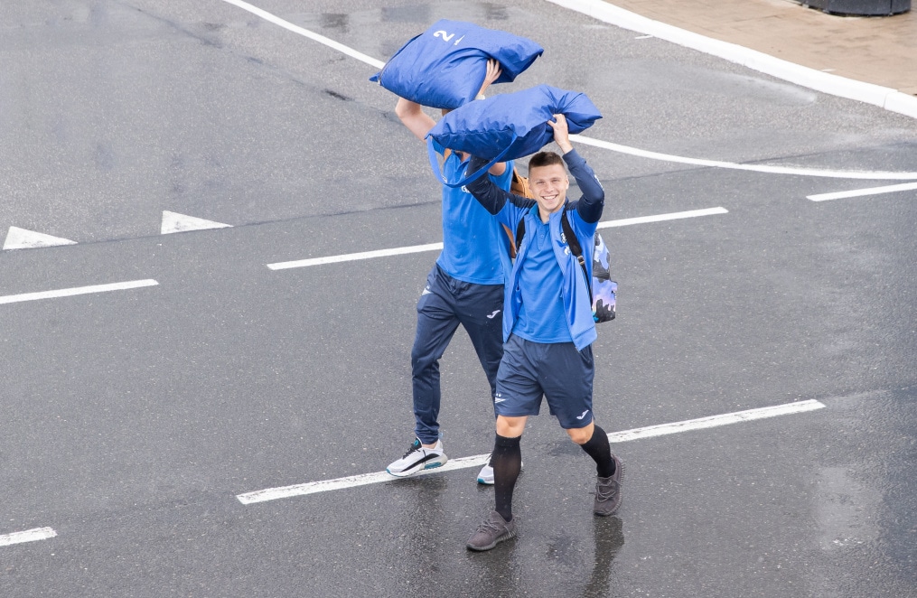 Вылет команды «Зенит» в город Ростов-на-Дону на матч с «Ростовом»