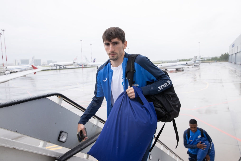 Вылет команды «Зенит» в город Ростов-на-Дону на матч с «Ростовом»