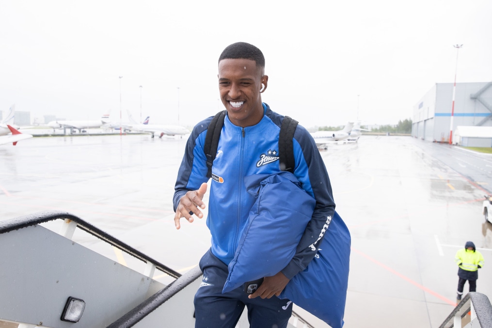 Вылет команды «Зенит» в город Ростов-на-Дону на матч с «Ростовом»