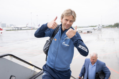 Вылет команды «Зенит» в город Ростов-на-Дону на матч с «Ростовом»