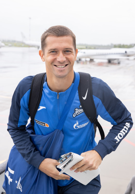 Вылет команды «Зенит» в город Ростов-на-Дону на матч с «Ростовом»