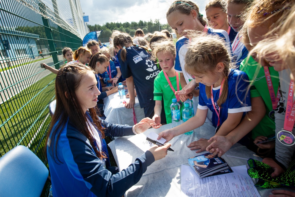Фестиваль футбола для девочек