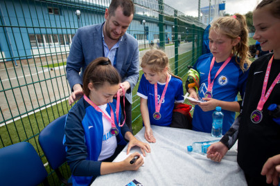 Фестиваль футбола для девочек