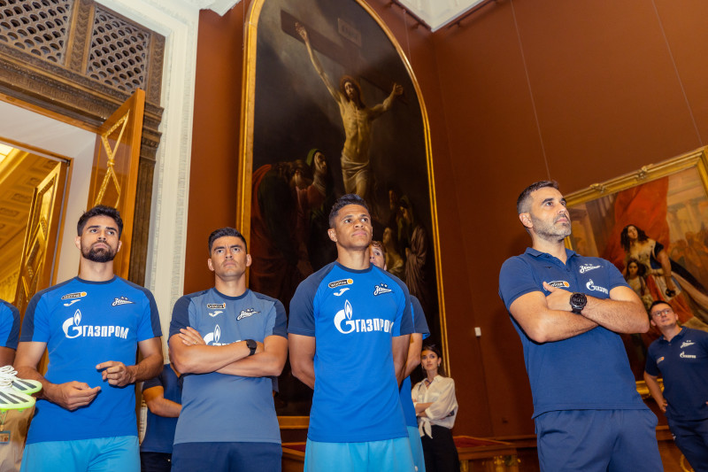 Экскурсия по залам Русского музея для игроков основного состава ФК «Зенит»