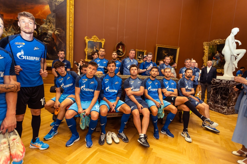 Экскурсия по залам Русского музея для игроков основного состава ФК «Зенит»