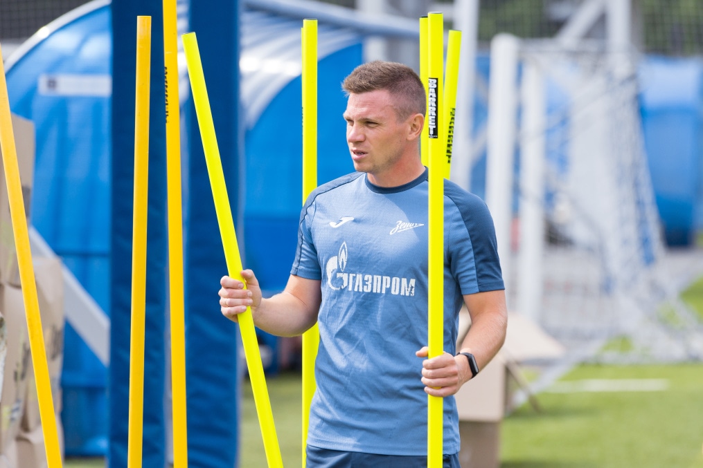 Тренировка «Зенита»-м перед матчем с «Сочи»-м