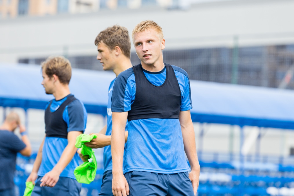 Тренировка «Зенита»-м перед матчем с «Сочи»-м