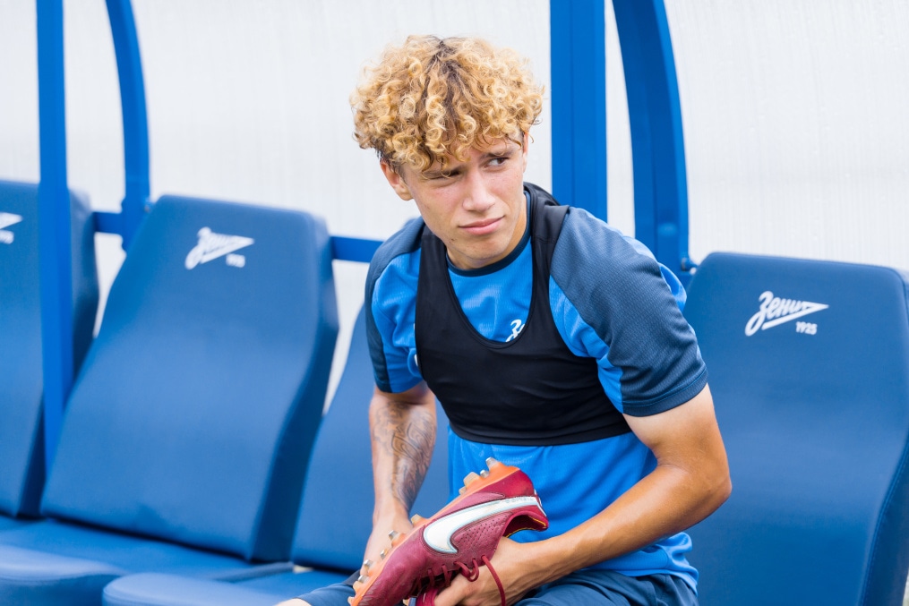 Тренировка «Зенита»-м перед матчем с «Сочи»-м