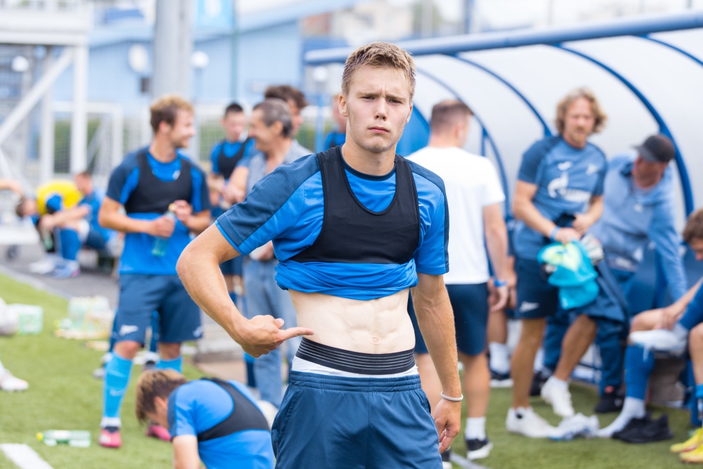 Тренировка «Зенита»-м перед матчем с «Сочи»-м