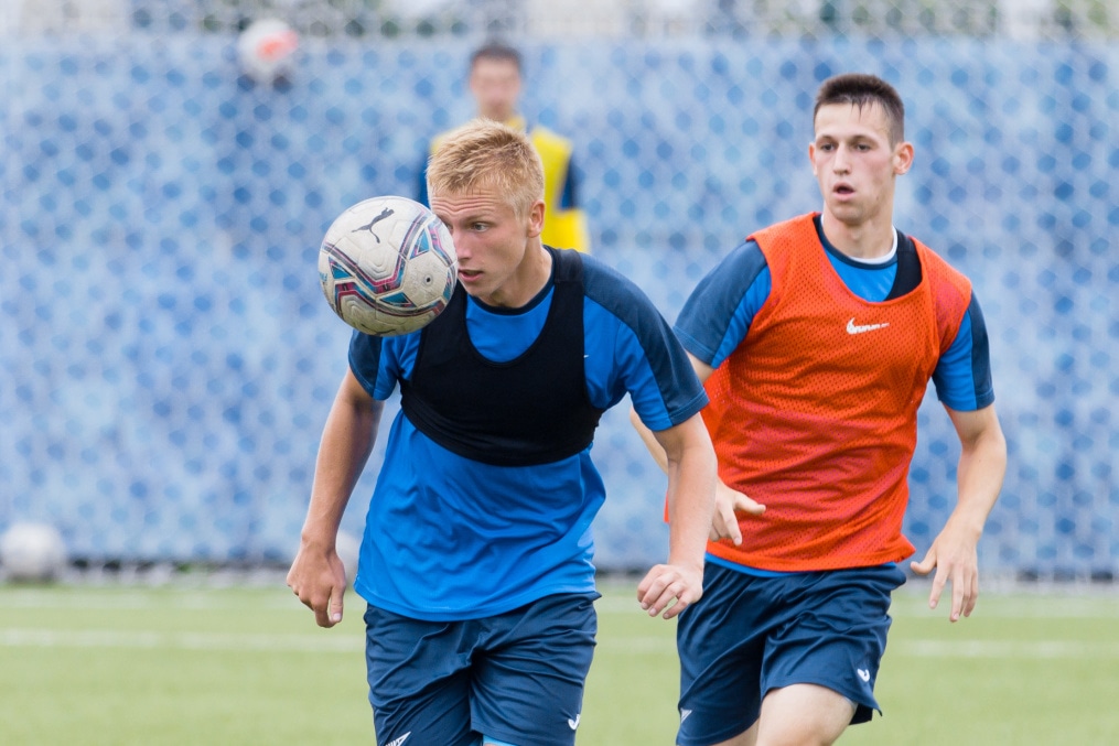 Тренировка «Зенита»-м перед матчем с «Сочи»-м