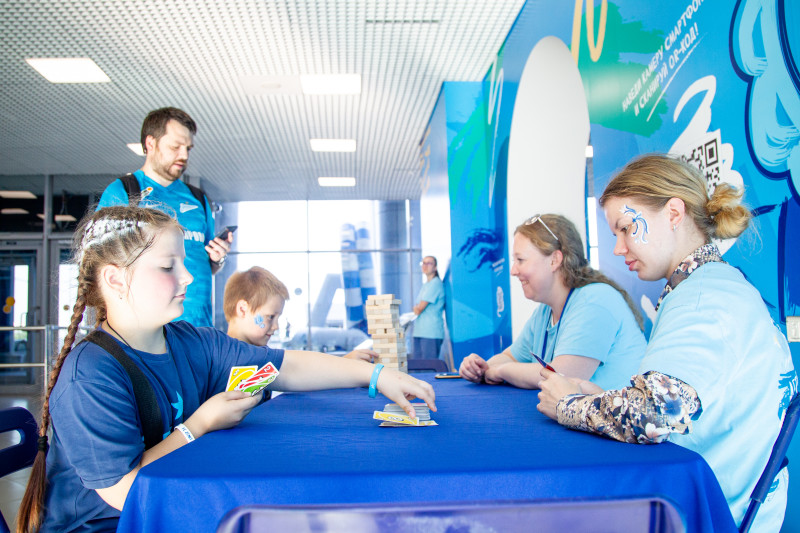 Зоны активностей Газпромбанка перед матчем «Зенит» – «Динамо»