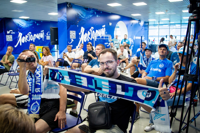 Зоны активностей Газпромбанка перед матчем «Зенит» – «Динамо»