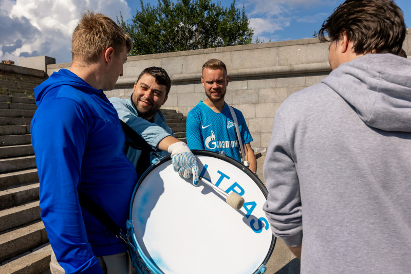 Бэкстейдж съемок видеоклипа «Мы верим в „Зенит“!»