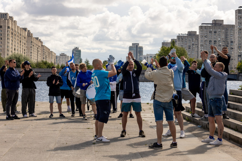 Бэкстейдж съемок видеоклипа «Мы верим в „Зенит“!»