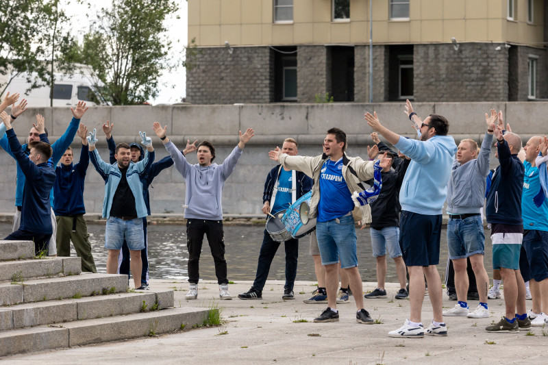 Бэкстейдж съемок видеоклипа «Мы верим в „Зенит“!»