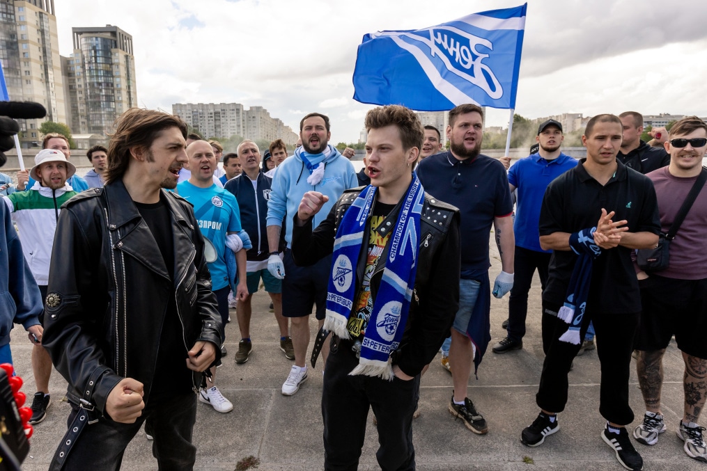 Бэкстейдж съемок видеоклипа «Мы верим в „Зенит“!»