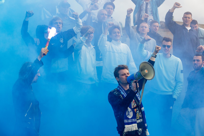 Бэкстейдж съемок видеоклипа «Мы верим в „Зенит“!»