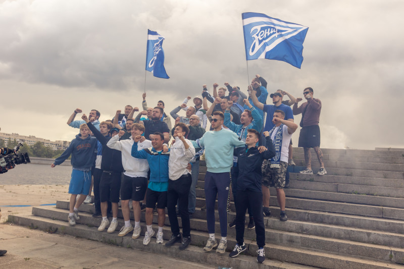 Бэкстейдж съемок видеоклипа «Мы верим в „Зенит“!»