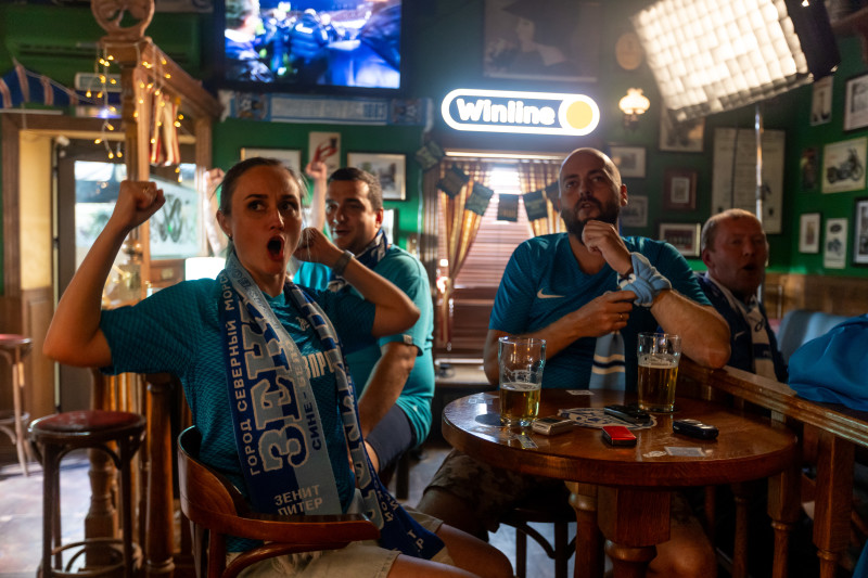 Бэкстейдж съемок видеоклипа «Мы верим в „Зенит“!»