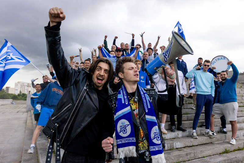 Бэкстейдж съемок видеоклипа «Мы верим в „Зенит“!»