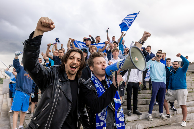 Бэкстейдж съемок видеоклипа «Мы верим в „Зенит“!»