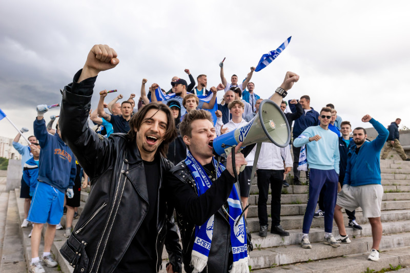 Бэкстейдж съемок видеоклипа «Мы верим в „Зенит“!»