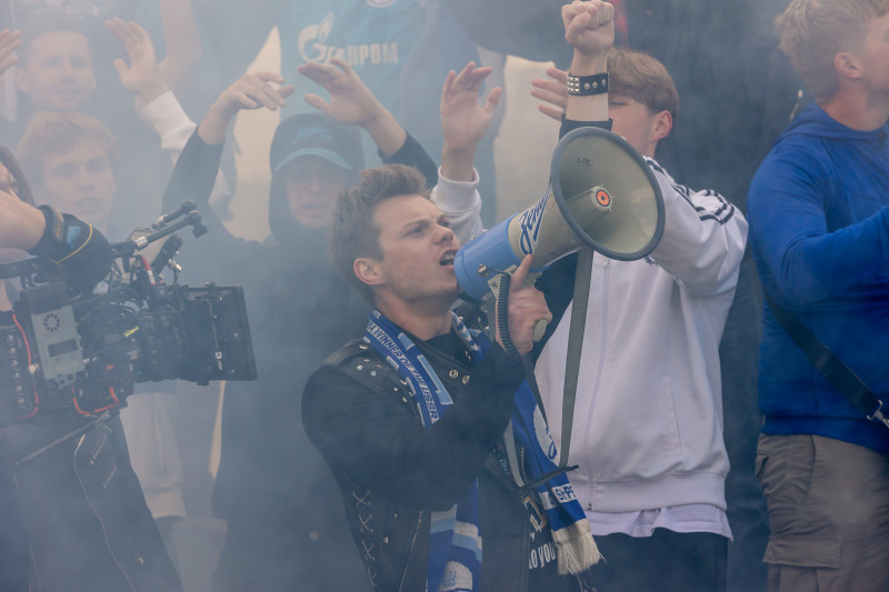 Бэкстейдж съемок видеоклипа «Мы верим в „Зенит“!»